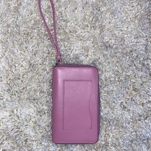 Pink wallet